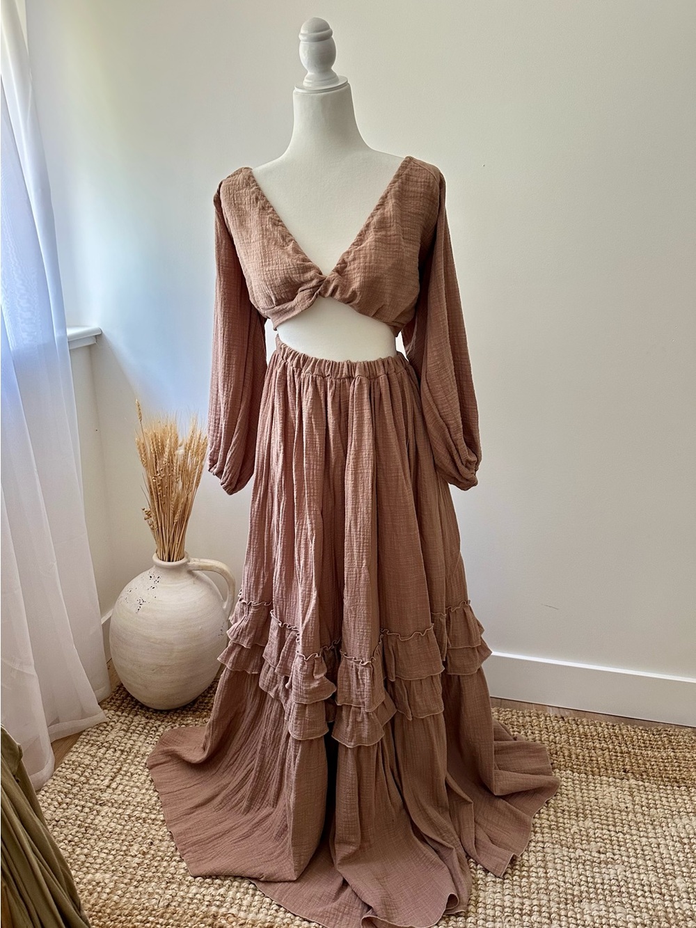 Seila Art Two-Piece Gown